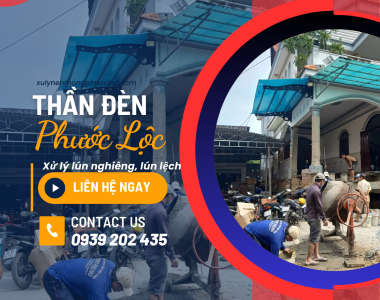 KHẮC PHỤC TÌNH TRẠNG NHÀ BỊ LÚN NGHIÊNG, LÚN LỆCH NHANH CHÓNG, HIỆU QUẢ TẠI TP. HCM